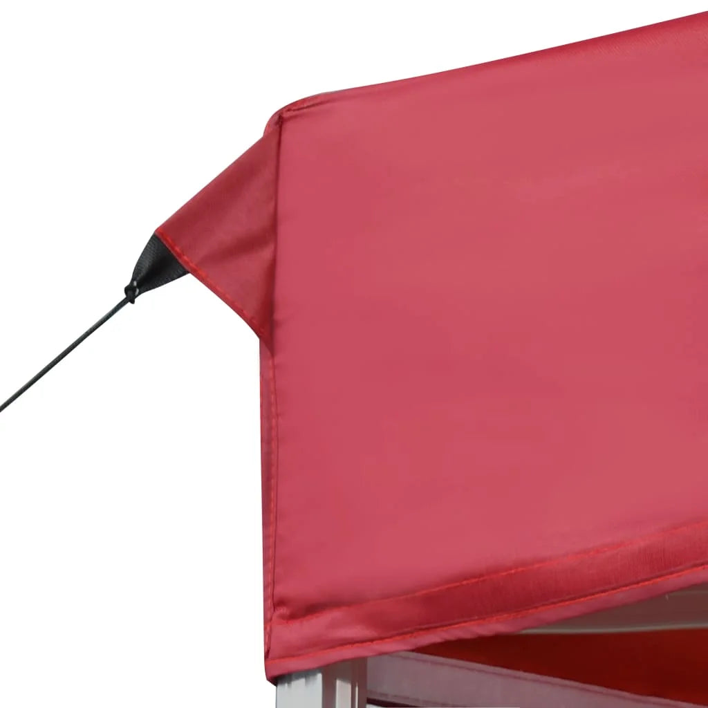Tuinpaviljoen – Opvouwbare Tent – Paviljoen – Partytent – Buiten Tent – Aluminium Frame – 3 x 6 Meter – Oxford Stof Met PVC-Coating - Rood