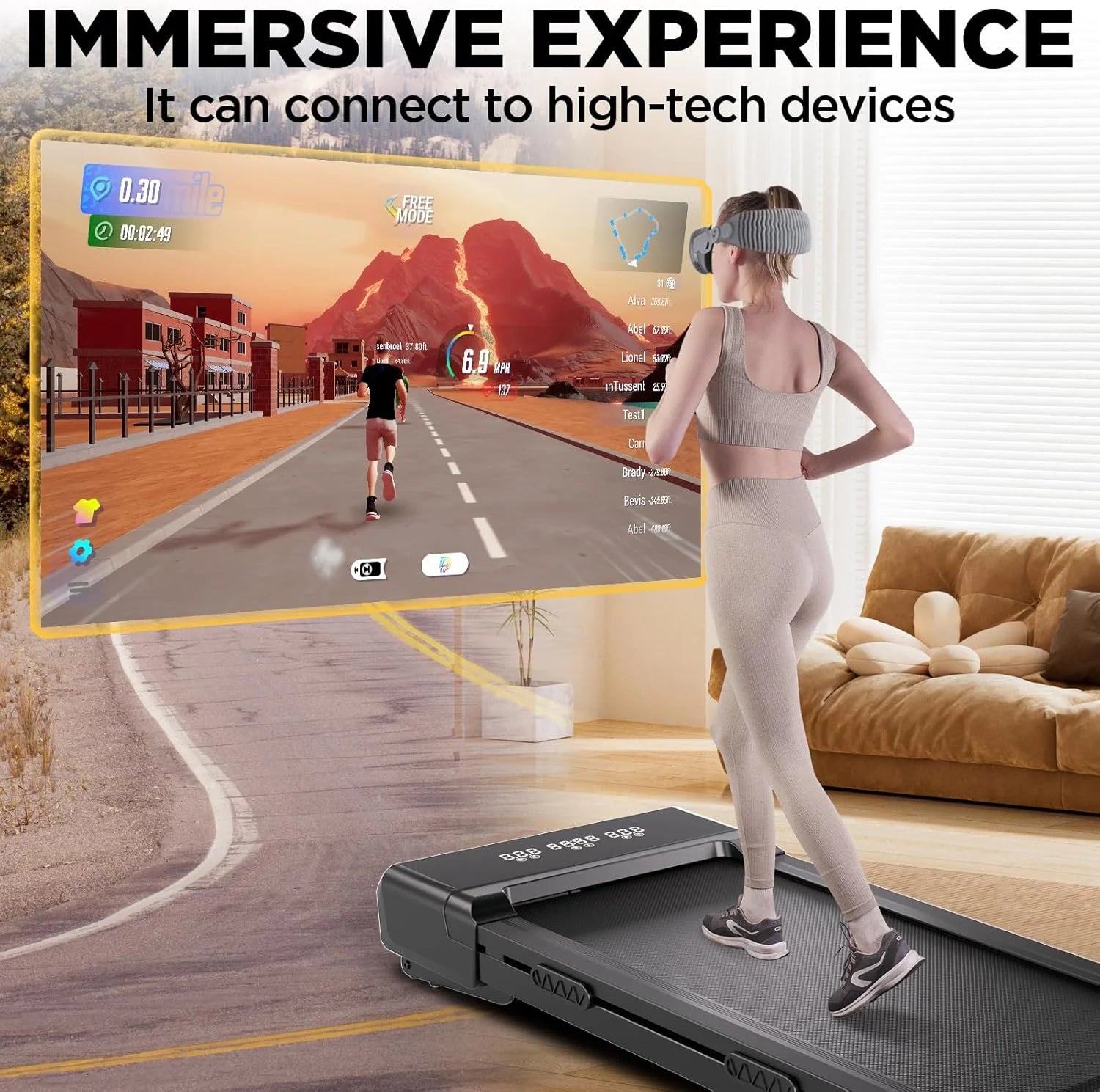 Loopband – Wandelband – Hardloopband – Treadmill – Walking Pad – Inklapbaar – 9% Helling – 3.0 HP Motor - QUORE