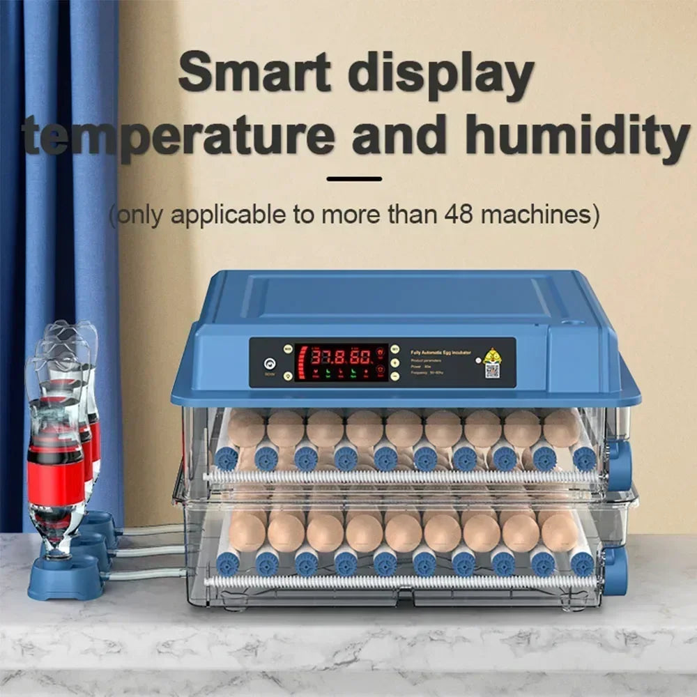 Broedmachine – Incubator – Eierbroedmachine – Broedkast – Uitbroedmachine – Automatische Wateraanvulling – Instelbare Temperatuur en Vochtigheid