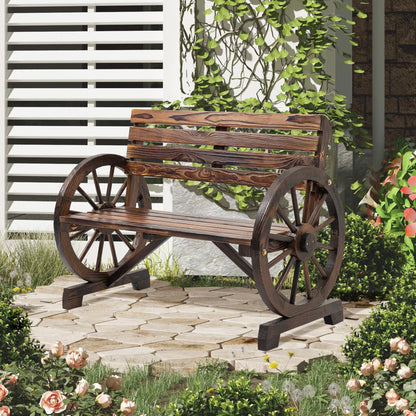Houten Tuinbank – Buitenbank – Tuinmeubel – Verandabank – Grenenhout – Waterbestendig – Stevig 240 Kg