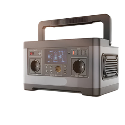 Draagbare Powerstation – Mobiele Accu – Noodstroom – Zonne-accu – 500W Continu Vermogen – Pure Sinusgolf