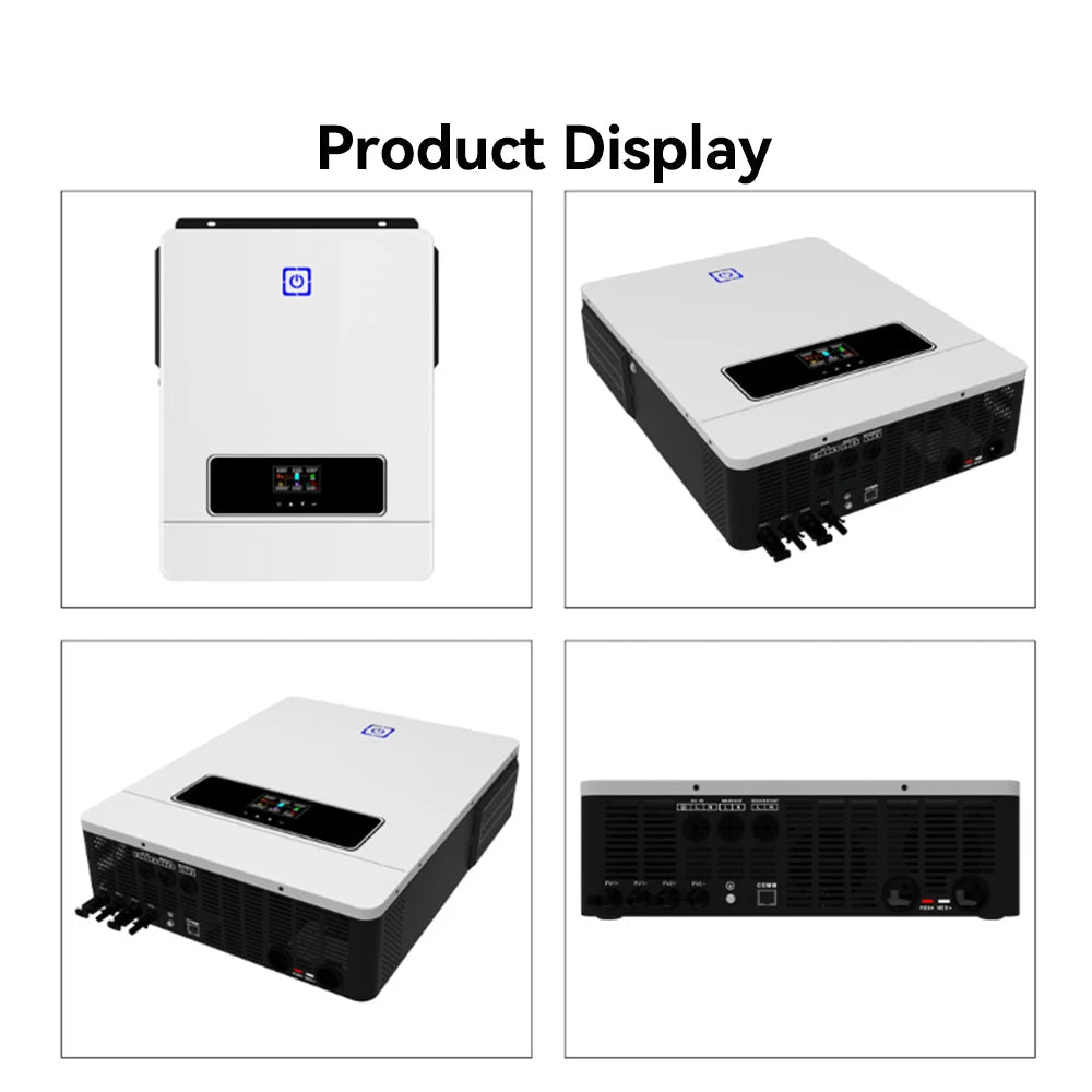 Hybride Omvormer – Solar Omvormer – Zonne-energie Omvormer – Energiebeheer Systeem – 10,2 kW Output – MPPT Zonnelaadregelaar - WIFI-Connectiviteit - QUORE