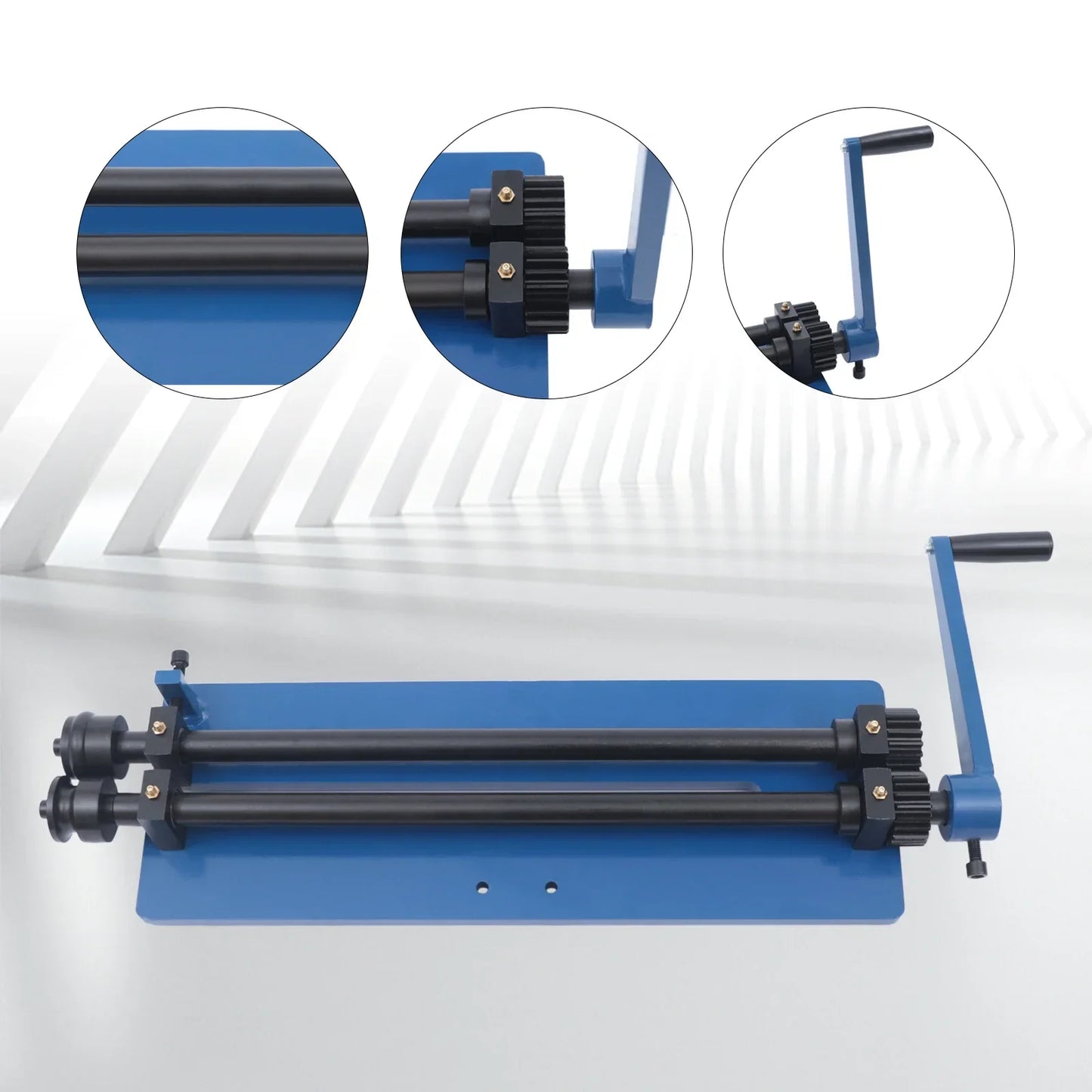 Bead Roller – Metaalroller – Plaatwerk Roller – Ribbels Roller – Handmatige Beadroller – 460 Mm Werkbreedte – 6 Inzetstukken