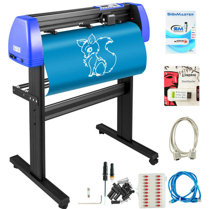 Snijmachines - Vinyl Cutter Plotter - Graveermachine - met Onderstel - 34inch - Snijplotter Machine - Vinylsnijder - Inclusief Software, Starterkits, Instelbare Snelheid en Snijdruk
