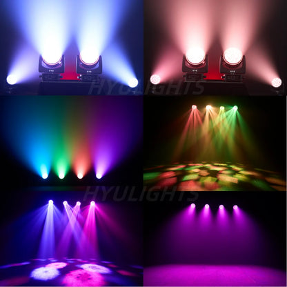 19x25W RGBW 4in1 LED Spotlight Wash/Beam /Zoom,Professional DJ/Bar Big Bee Eye LED Moving Head Disco Strobe Stage Lights