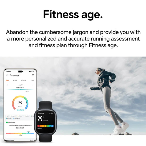 Smartwatch - Smartwatch Women - Smartwatch Men - Smartwatches - Smartwatch Android - Global Version - 5ATM Blood Oxygen Monitor - 14 Days Battery Life - Gold