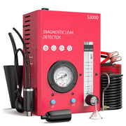 S3000 - Lekdetectie - Lekdetectie kleurstof - Rooklekdetector - 12V - 12 PSI - Ingebouwde luchtpomp - Cartersysteemtest - Inlaatsysteemtest - Turbosysteemtest - EVAP-systeemtest