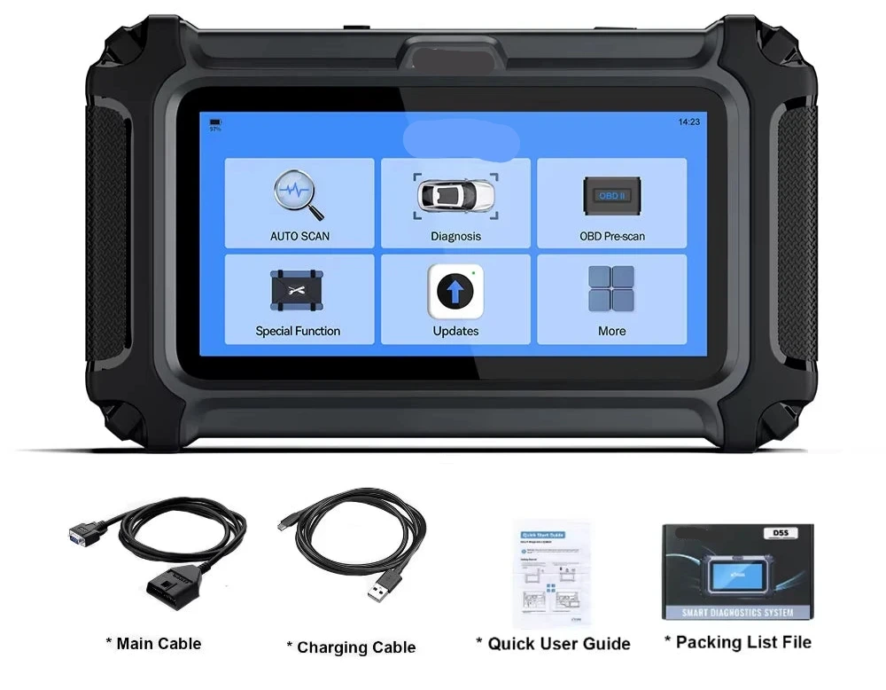 OBD2 Diagnosetool – OBD2 Scanner – Auto Diagnoseapparaat – Foutcode Lezer – Resetfunctie – 5,45 Inch Touchscreen – Wifi Updates