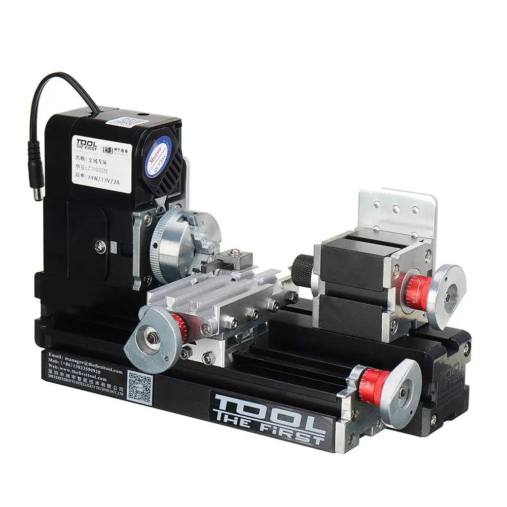 Mini Draaibank – Miniatuur Draaimachine – Hobby Draaibank – Modelbouw Draaibank – Precisie Mini Draaibank – Compact Formaat – Nauwkeurige 0,02mm Instelling