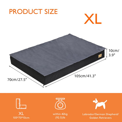 Hondenbed - Kussen - Wasbare - met Waterdichte Hoes -Orthopedische - Comfortabel & Stevig - 2-in-1 Ontwerp - Antislip Bodem - Extra Groot Formaat