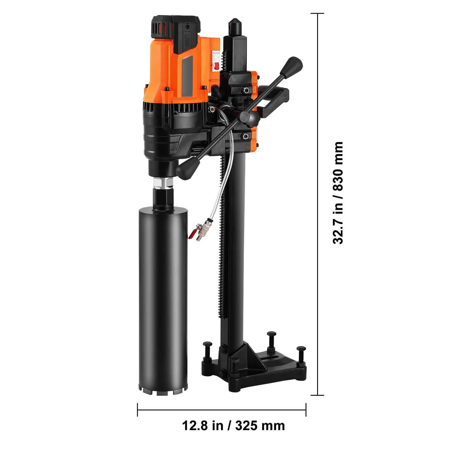 Diamantboormachine – Betonboor – Betonboormachine – Diamantboor Voor Beton – Krachtige 3200W Motor – Nat- En Droogboren – Boorgaten 20-300 Mm - QUORE