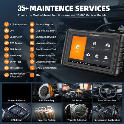 OBD2 Scanner – Auto Diagnostiek – Foutcode Uitlezer – Reset Tool – Bluetooth – Draadloos – 10,1 Inch Touchscreen