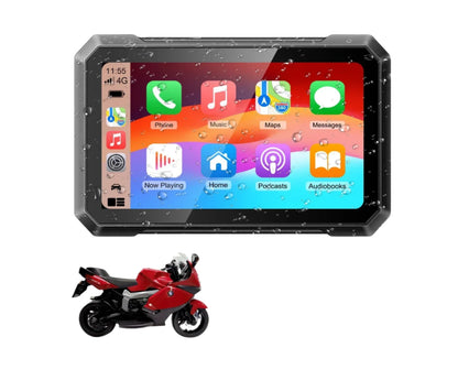 Motorfiets GPS – Motornavigatie – Navigatie – Motorhouder – Telefoonhouder – 7 Inch IPS Scherm – Waterdicht IPX7