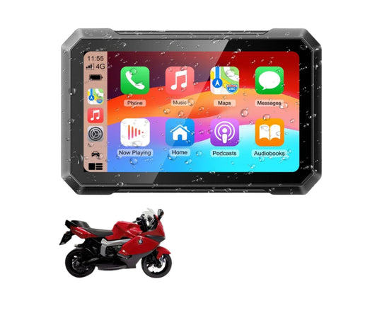Motorfiets GPS – Motornavigatie – Navigatie – Motorhouder – Telefoonhouder – 7 Inch IPS Scherm – Waterdicht IPX7