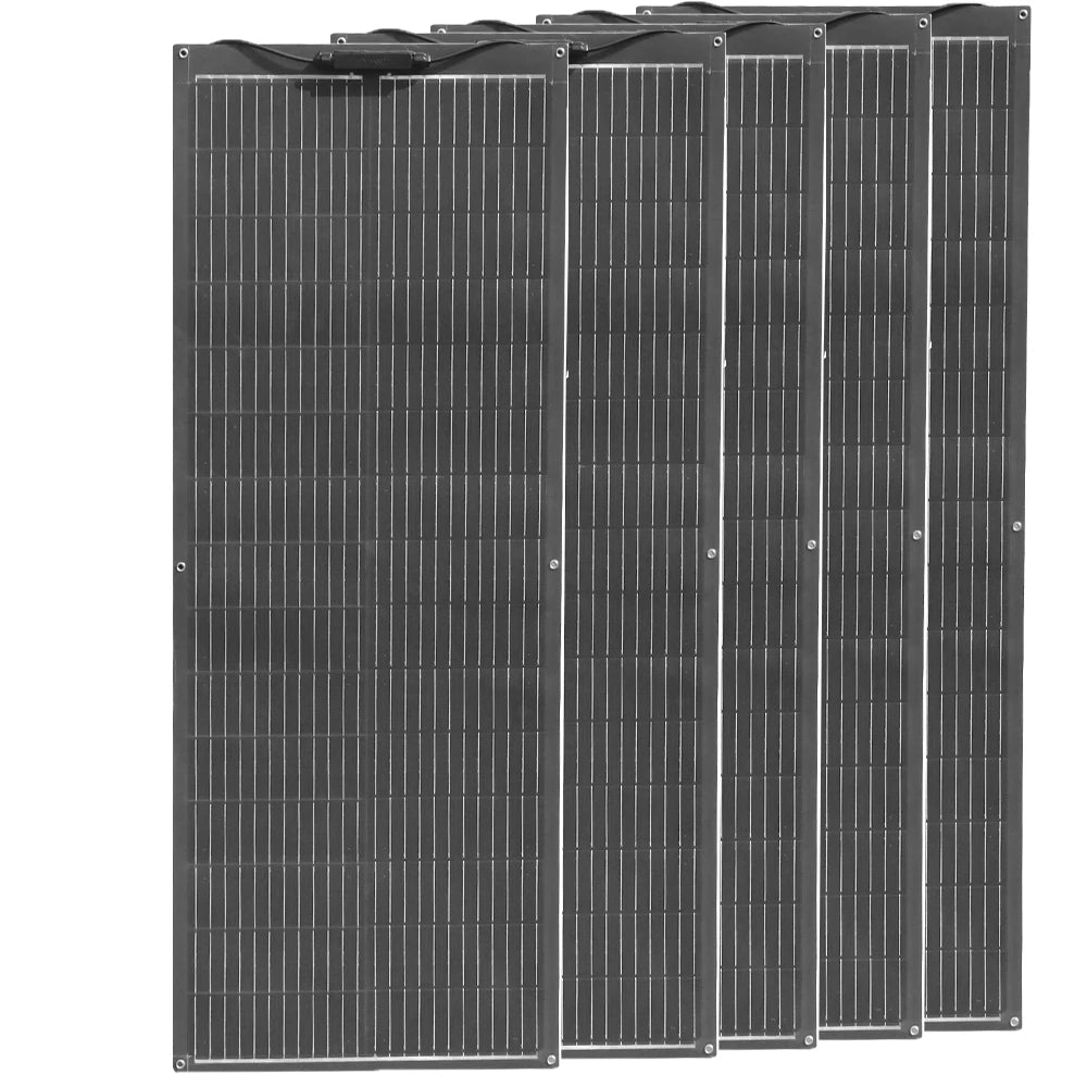 Zonnepaneel - Zonnepanelen - Monokristallijn - Flexibel - Buigzaam - Waterdicht - 500W - Geschikt voor Dak - Camper - Boot - Balkon