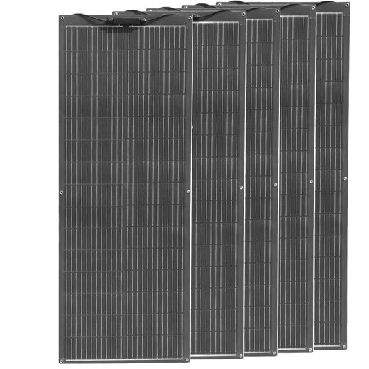 Zonnepaneel - Zonnepanelen - Monokristallijn - Flexibel - Buigzaam - Waterdicht - 500W - Geschikt voor Dak - Camper - Boot - Balkon