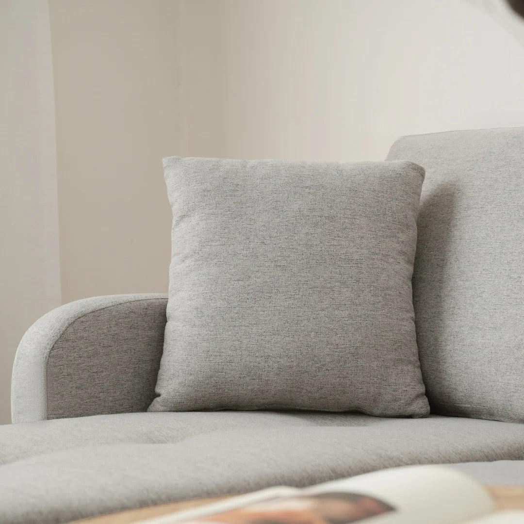 L-Vormige Bank – Hoekbank – Modulair Sofa – Zitbank – Chaise Longue – Ademend Katoen-Linnen – Compact 166x118x77 CM