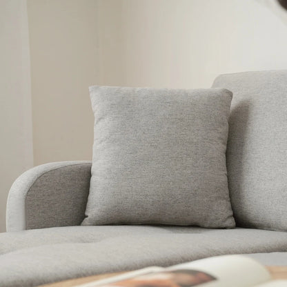 L-Vormige Bank – Hoekbank – Modulair Sofa – Zitbank – Chaise Longue – Ademend Katoen-Linnen – Compact 166x118x77 CM