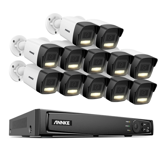 Beveiligingsset 16-Kanaals – Camerabewaking – IP Camera Systeem – NVR Recorder – CCTV Kit – 12MP 4K UHD Beelden – 4TB Opslag
