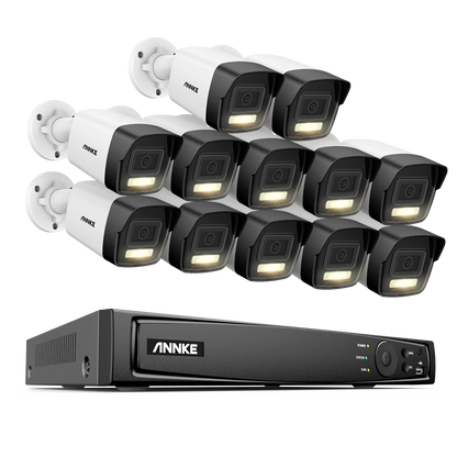 16-kanaals NVR Beveiligingsset – IP Cameraset – Beveiligingscamera Systeem – CCTV Set – Video Bewaking – 12MP Ultra HD Beelden – Smart Dual-Light Nachtzicht