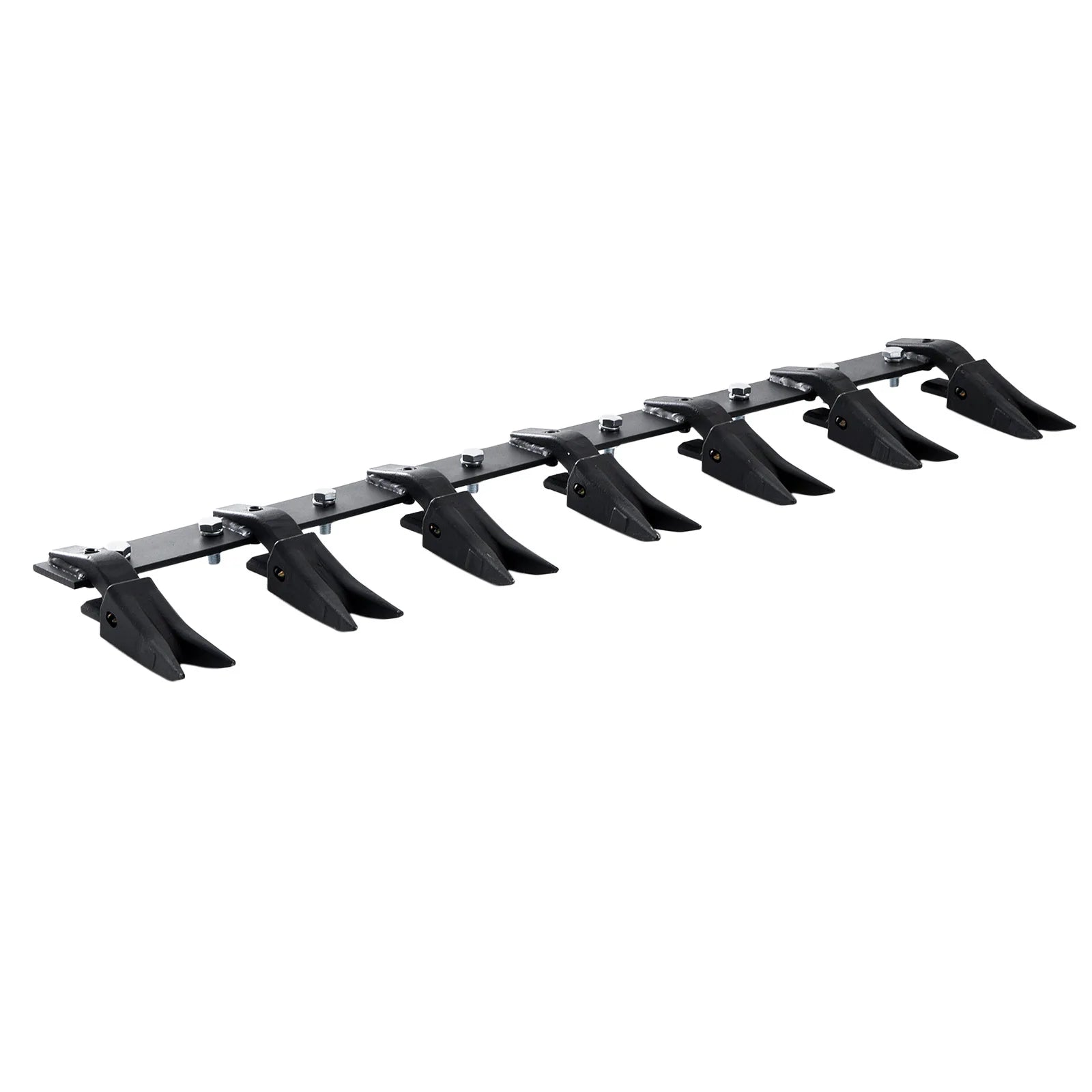 SucceBuy Bucket Tooth Bar Heavy Duty Tractor Bucket Teeth Bar for Sub-Compact Tractor Loader 4560 lbs Load-Bearing Capacity - QUORE