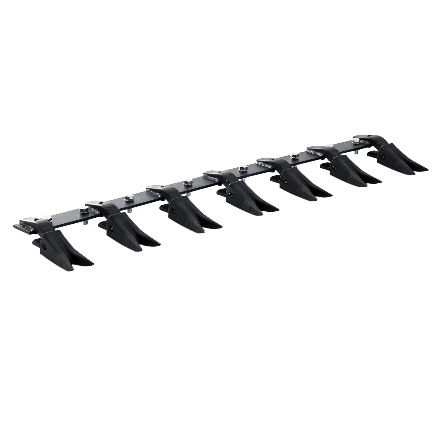 SucceBuy Bucket Tooth Bar Heavy Duty Tractor Bucket Teeth Bar for Sub-Compact Tractor Loader 4560 lbs Load-Bearing Capacity - QUORE