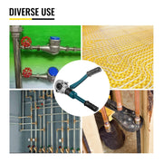 Vevor - Pipe Puller - Ratchet Tool - Portable Pipe Pulling Set - Pressure Pipe Wrench Hydraulic Crimping Tool - Aluminum Plastic Pipe Crimping Tool - 40CR Steel
