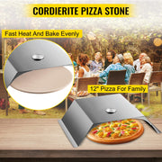 Pizzaoven - Pizzaovens voor buiten - Duurzaam - Pizzaoven voor buiten - Pizza Oven Houtgestookte - 13 Inch Pizzaoven - Pellet Pizza oven - Pizza Oven Tuin - Draagbaar - RVS - Zilve
