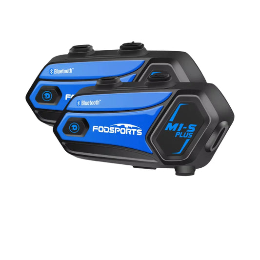 Motorfietsintercom - Helmintercom - MotorfietshelmHeadset - Bluetooth Helmintercom - Helm - Motorfietsaccessoires - 2PCs - 8 Riders - 2000M - FM-radio, muziek delen. - QUORE