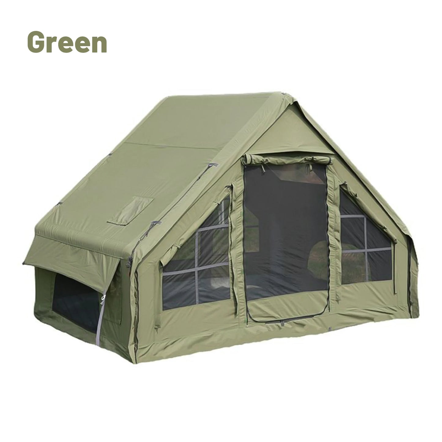 Opblaasbare Tent – Kampeertent – Familietent – Glamping Tent – Haven Tent – 3x2,1x2m – Waterdicht Oxford Polyester – Snel Opblaasbaar Met Fiberglass Frame - QUORE