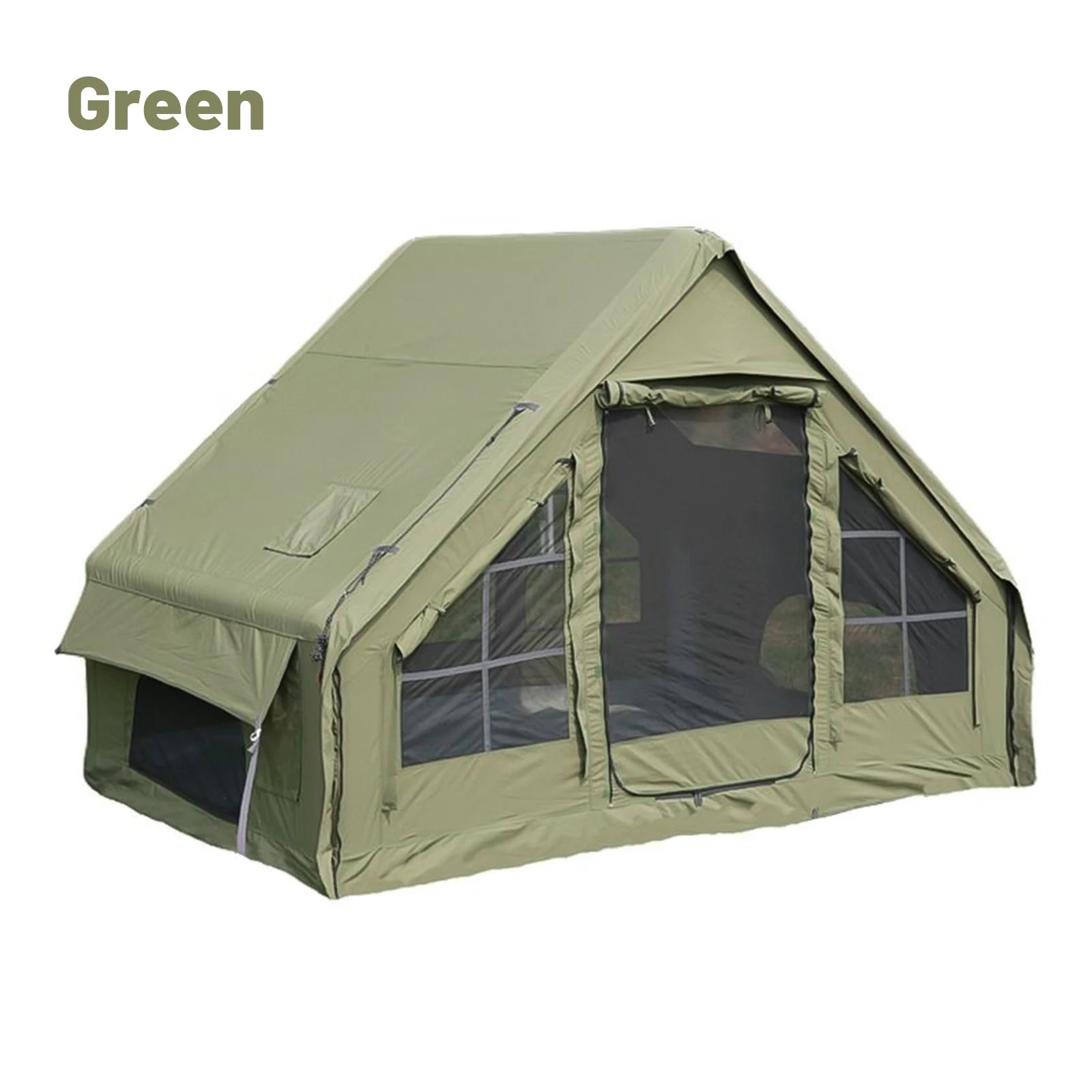 Opblaasbare Tent – Kampeertent – Familietent – Glamping Tent – Haven Tent – 3x2,1x2m – Waterdicht Oxford Polyester – Snel Opblaasbaar Met Fiberglass Frame - QUORE