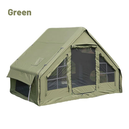 Opblaasbare Tent – Kampeertent – Familietent – Glamping Tent – Haven Tent – 3x2,1x2m – Waterdicht Oxford Polyester – Snel Opblaasbaar Met Fiberglass Frame - QUORE