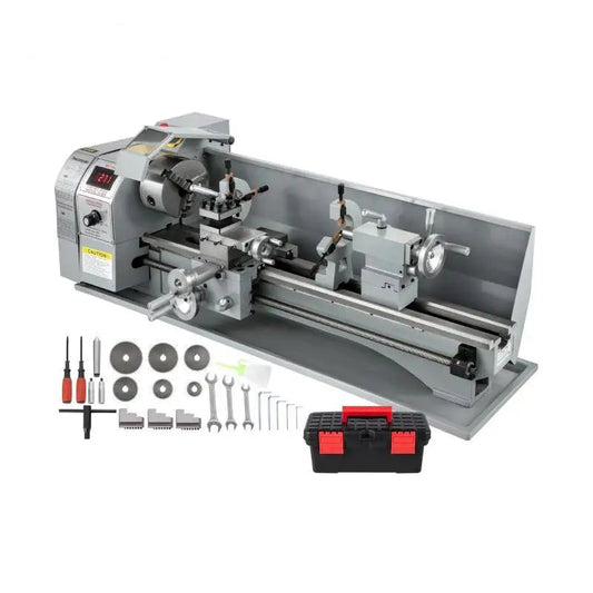 Mini Metaaldraaibank – Tafel Draaibank – Precisie Draaibank – Hobby Draaibank – Metalen Draaibank – 1100W Motor – Variabele Snelheid