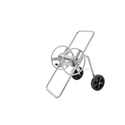 Vevor - Air Hose - Hose Reel Cart - 175 ft 5/8'' Hose - (Hose Not Included) Garden Hose Cart - Wheeled Tools - with Storage Basket for Garden, Yard &amp; Lawn - No Hose - Silver