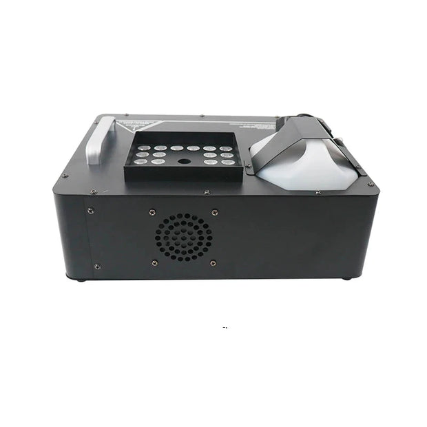 DMX LED 1500W  Rookmachine met LED en Draadloze Afstandsbediening -  Rookmachine Halloween - Zwart - QUORE