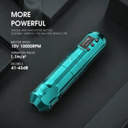 T-Rex - Tattoo Machine - Tattoo Pen - Tattoo Set - Complete Set for Beginners &amp; Advanced - Tattoo Machine Pen - 12V - Vegetable