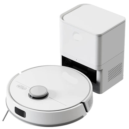 Lidar Robotstofzuiger - Dweilrobot - Vaccum Cleaner - Robot Vacuum - 3200mAh Batterij - 6500Pa Krachtige Zuigkracht - Zelflegende Stofbak – Multi-floor Mapping - Wit