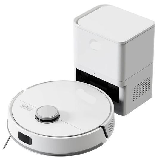 Lidar Robotstofzuiger - Dweilrobot - Vaccum Cleaner - Robot Vacuum - 3200mAh Batterij - 6500Pa Krachtige Zuigkracht - Zelflegende Stofbak – Multi-floor Mapping - Wit