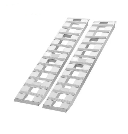Aluminium Oprijplaten - Oprijplaat Brug Draagbaar - Rolstoelhelling - 6000 LBS Draagkracht - 72x15inch - Antislip & Lichtgewicht - Oprijplank Set - Ramps Voor ATV - Motor - Zitmaaier & Aanhanger - QUORE