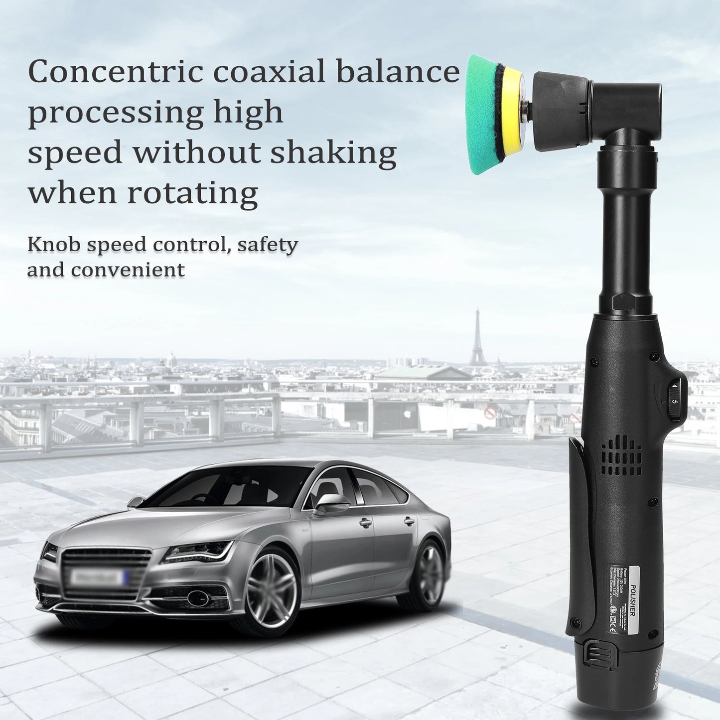 Polijstmachine - Poetsmachine - Polijstschijven - Polijstmachine Auto - Elektrische - Draagbare - Oplaadbare Auto Polijst - en Waxmachine met Accessoires