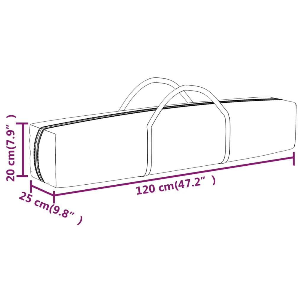 Tuinpaviljoen – Partytent – Tent – Vouwtent – Schaduwdoek – 210D Oxford Waterdicht – Stevig Stalen Frame - 3x3 m - Zwart - QUORE