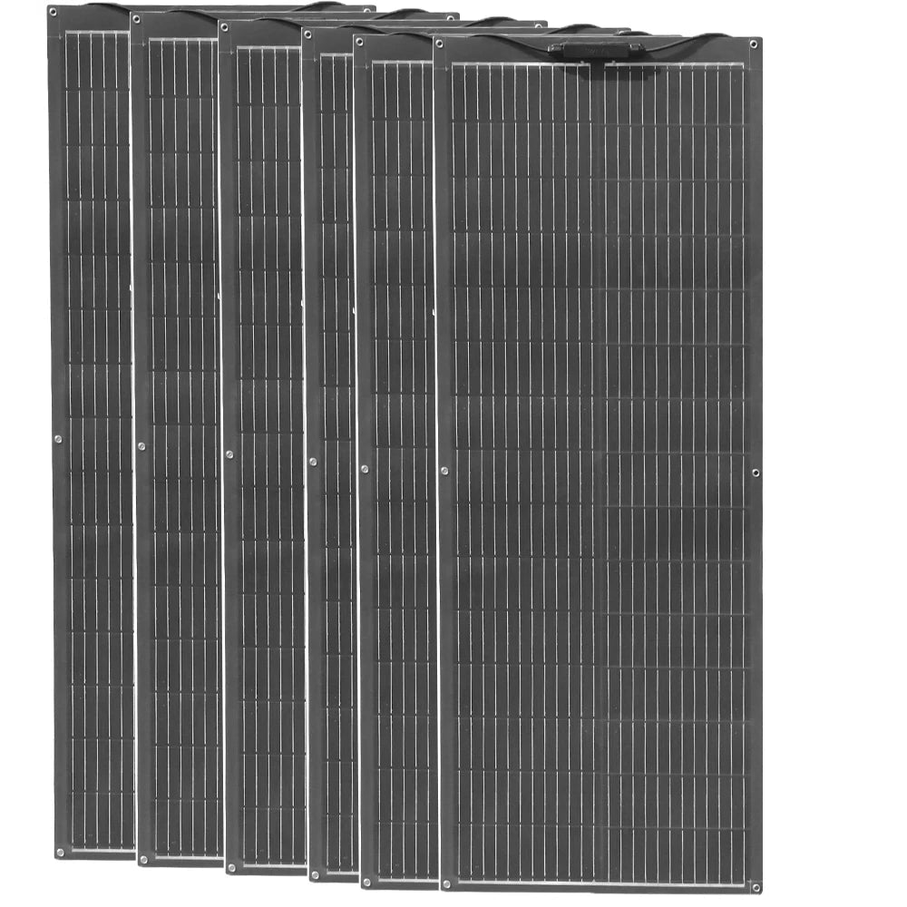 Zonnepaneel - Zonnepanelen - Monokristallijn - Flexibel - Buigzaam - Waterdicht - 600W - Geschikt voor Dak - Camper - Boot - Balkon