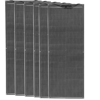 Zonnepaneel - Zonnepanelen - Monokristallijn - Flexibel - Buigzaam - Waterdicht - 600W - Geschikt voor Dak - Camper - Boot - Balkon