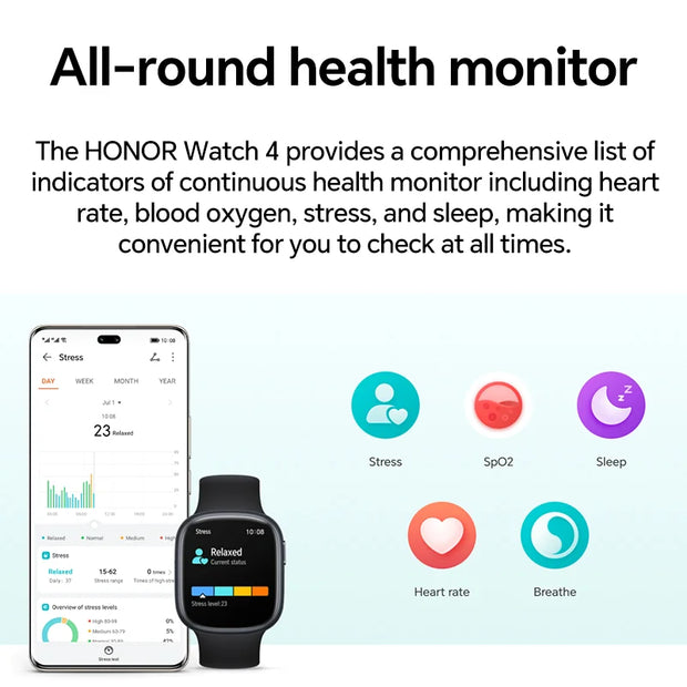 Smartwatch - Smartwatch Women - Smartwatch Men - Smartwatches - Smartwatch Android - Global Version - 5ATM Blood Oxygen Monitor - 14 Days Battery Life - Black