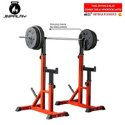 SOPORTE ESTANTE JAULA AJUStable Para BARRA Y PESAS, SQUAT Rack, PARA ENTRENAMIENTO Musculation, SENTADILLAS, ENVIO DESDE