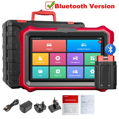 Auto Diagnosetool – OBD2 Scanner – Foutcode Uitlezer – Diagnose Scanner – Auto Scanner – 8” Android Scherm – 34+ Reset Functies