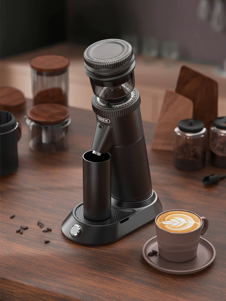 Koffiemolen – Elektrische Koffiemolen – Koffiebonenmaler – Compacte Koffiemolen – Keramische Maalschijven – Voor 5 Kopjes – Eenvoudig In Gebruik