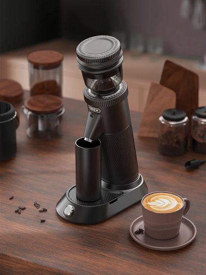Koffiemolen – Elektrische Koffiemolen – Koffiebonenmaler – Compacte Koffiemolen – Keramische Maalschijven – Voor 5 Kopjes – Eenvoudig In Gebruik