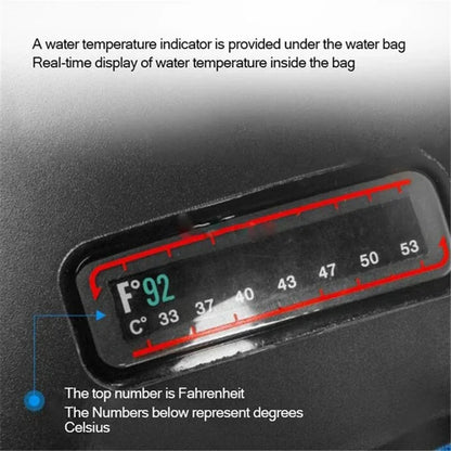 Solar Douchezak – Zonne Douche – Draagbare Douche – Outdoor Douche – 20L Inhoud – Lichtgewicht TPU Materiaal – Met Afneembare Slang - QUORE