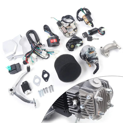 125cc Motorblok – Compacte Motor – 4-Takt Motor – Pitbike Motor – Buggy Motor – Elektrische Start – 3 Versnellingen